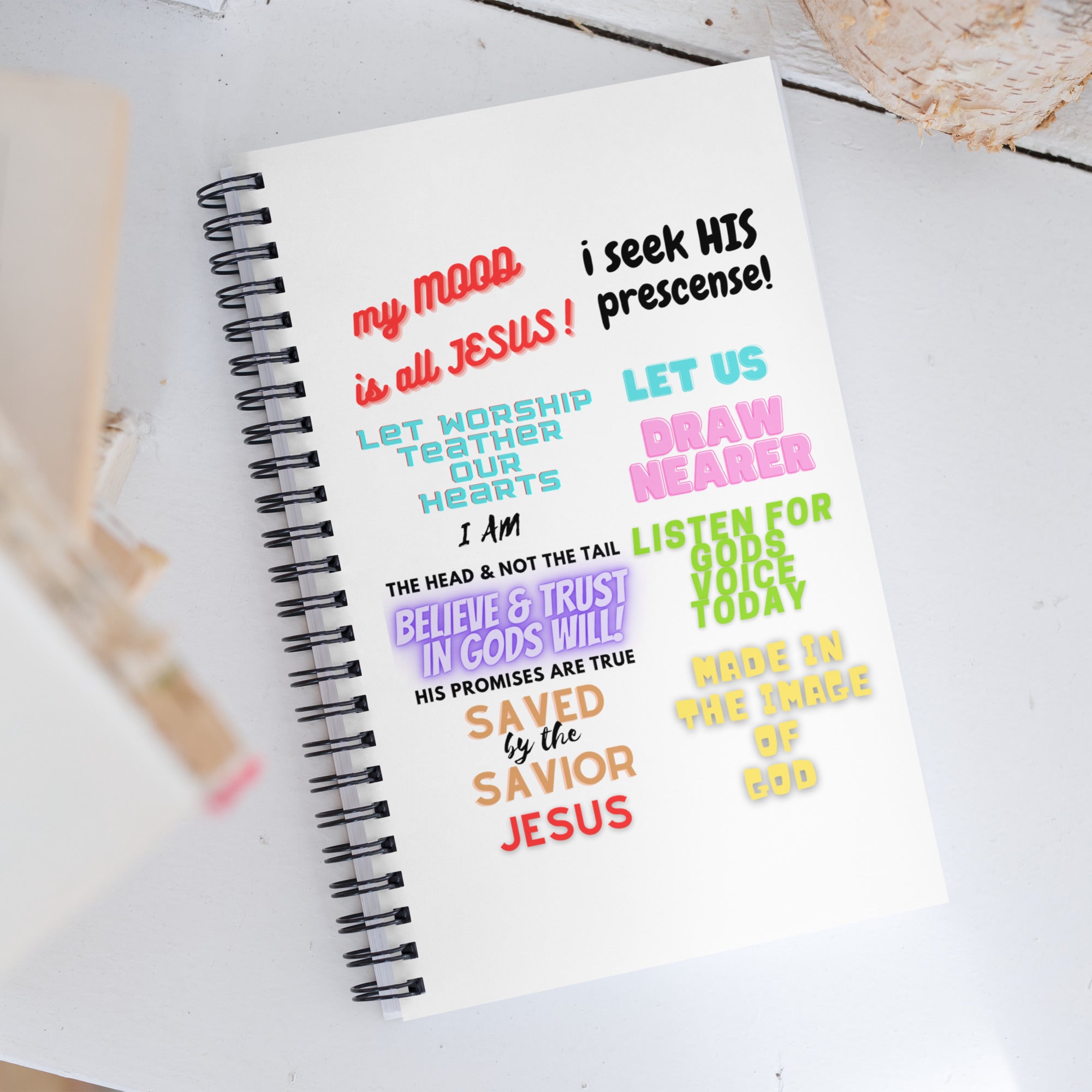 the ENCOURAGEMENT notebook – HOLYbutterfly