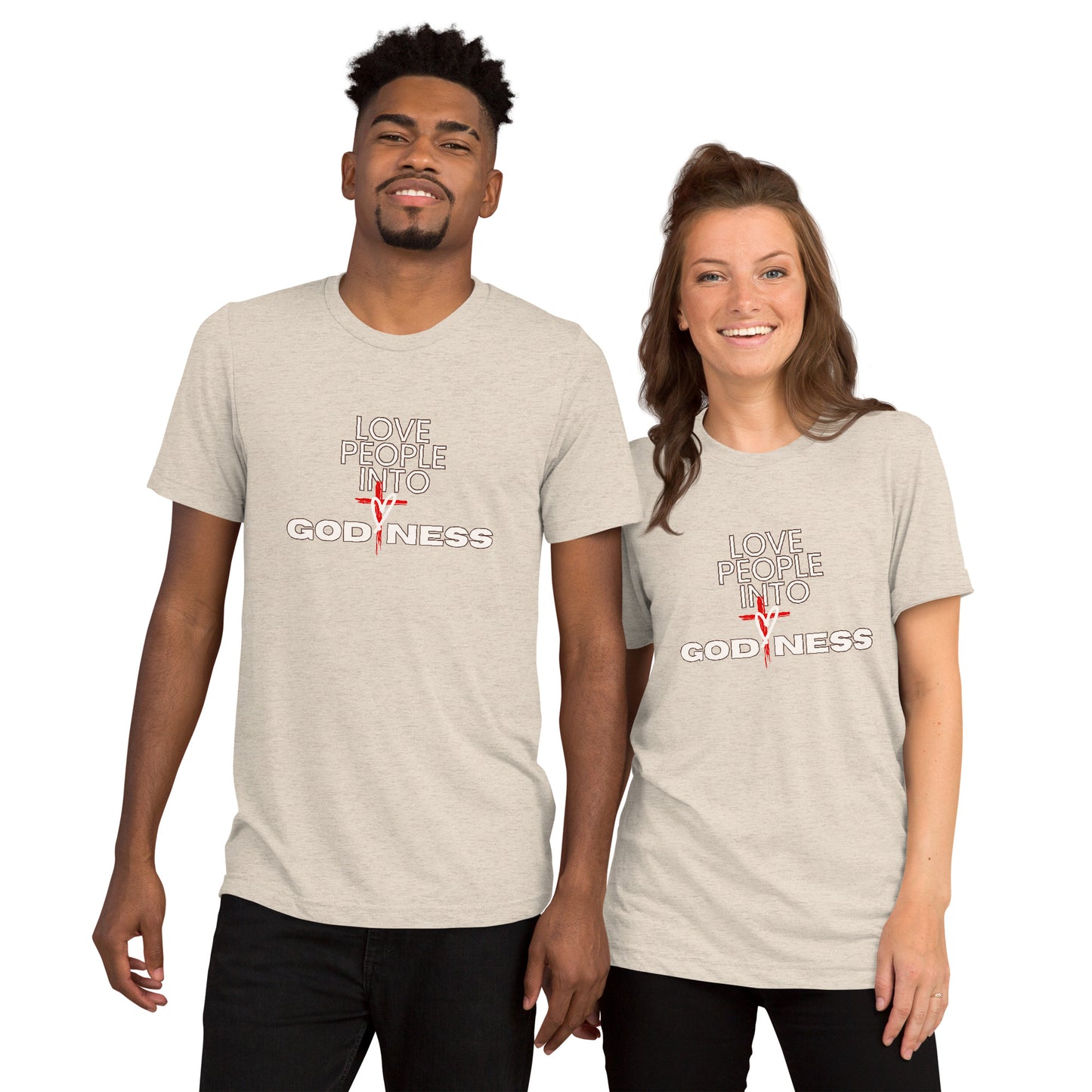 GODNESS UNISEX TRI-BLEND TEE