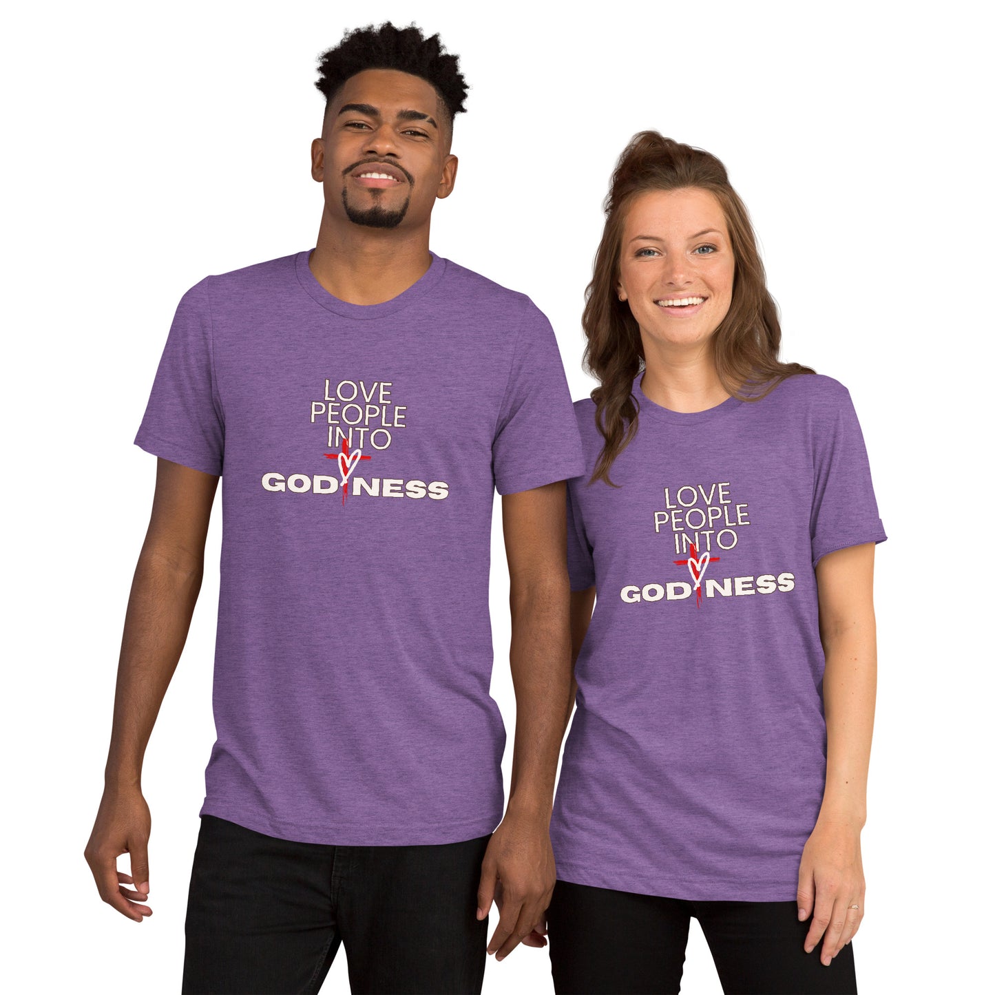 GODNESS UNISEX TRI-BLEND TEE