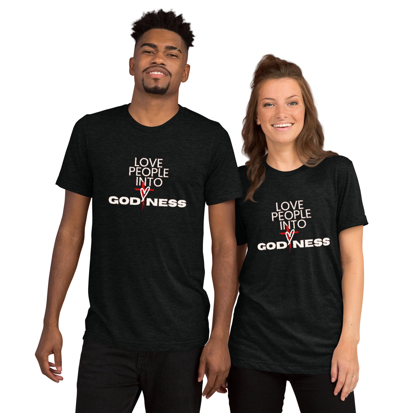 GODNESS UNISEX TRI-BLEND TEE