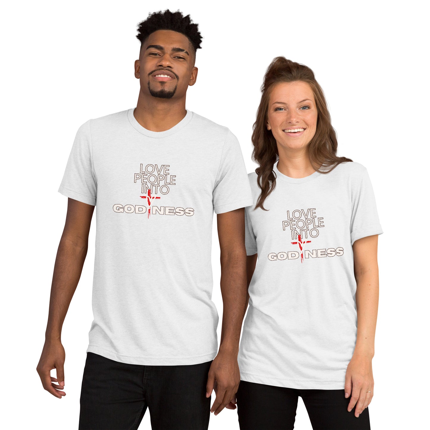 GODNESS UNISEX TRI-BLEND TEE