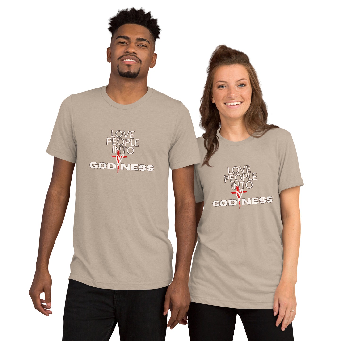 GODNESS UNISEX TRI-BLEND TEE