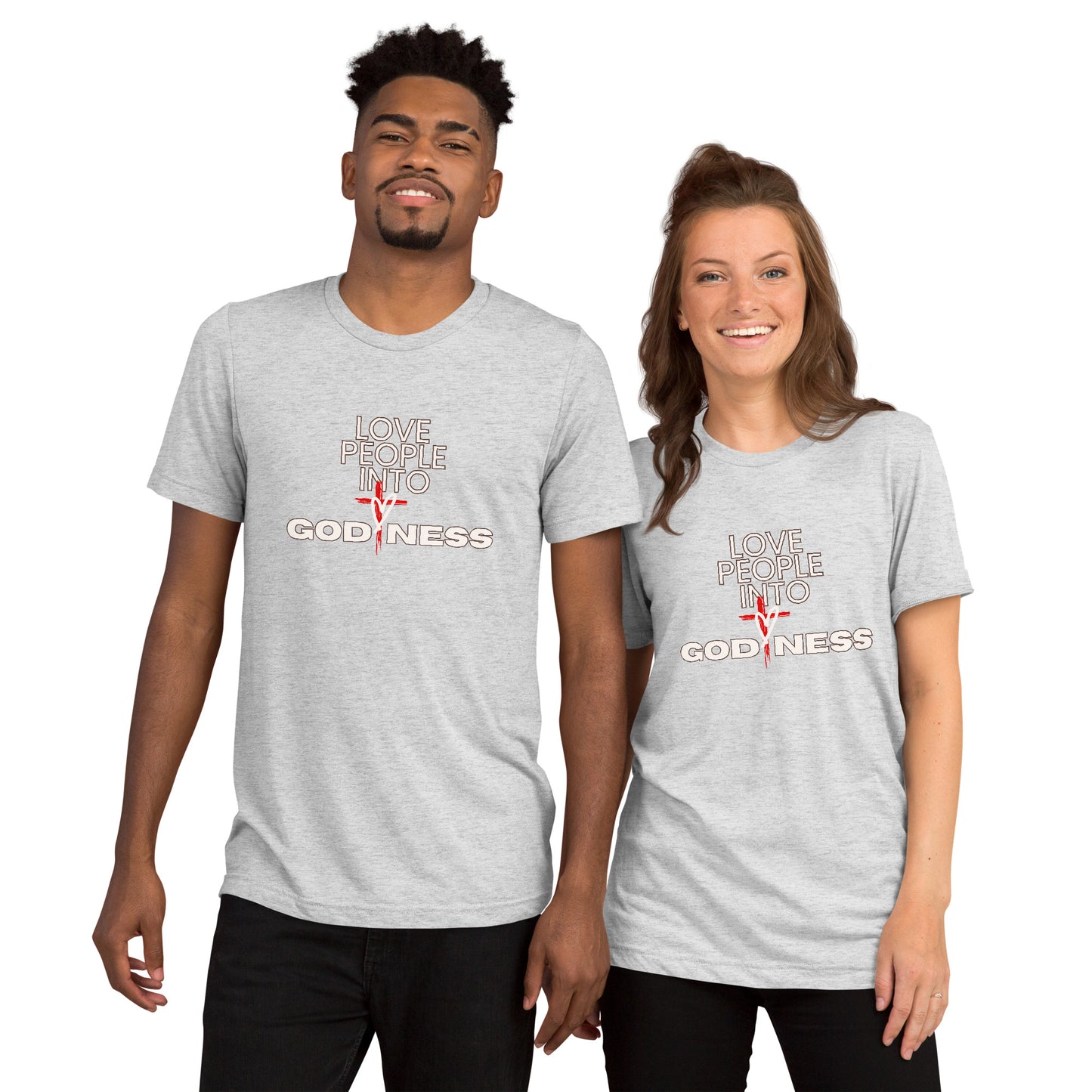 GODNESS UNISEX TRI-BLEND TEE